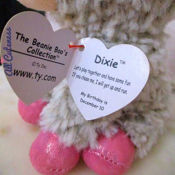 TY Beanie Boos Dixie Lamb Beanie Plush - Picture 5 of 10
